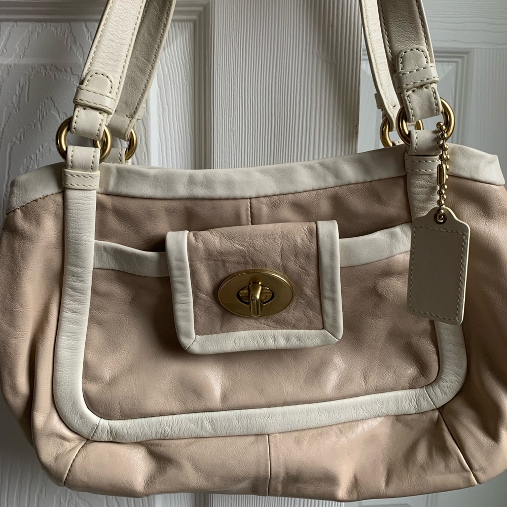 Coach leather handbag